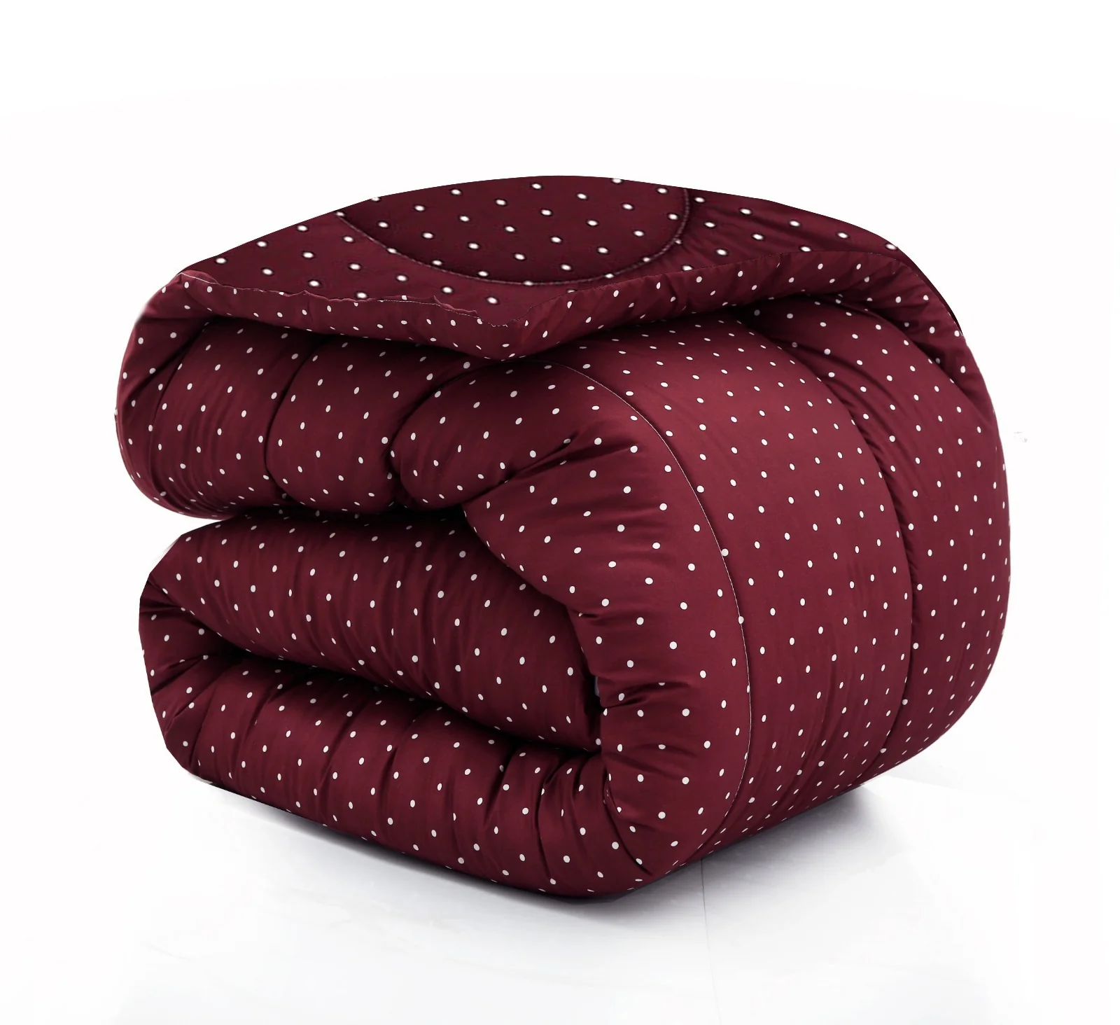 1 PC Single Razai-Plum Polka - Image 2