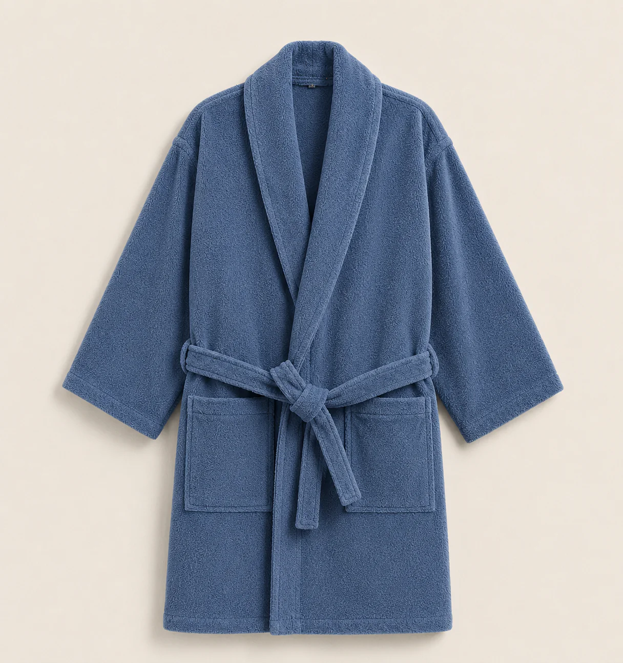 100% Cotton Bathrobe- PATROL BLUE - Image 2