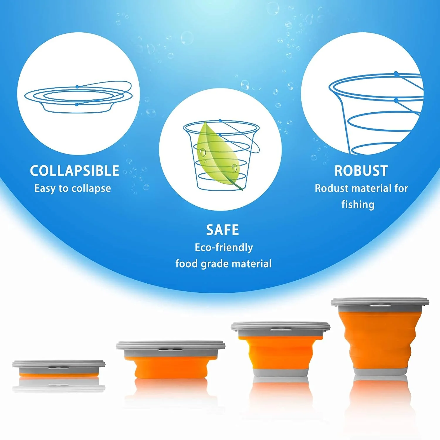 10L Collapsible Water Bucket-SA2411-60(Slush) - Image 5