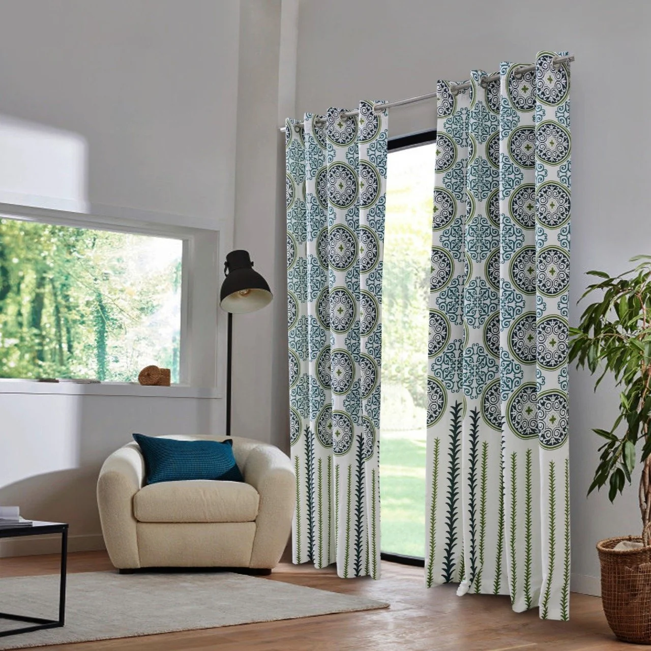 2 PCs Duck Curtains Panel-CRP06 - Image 4