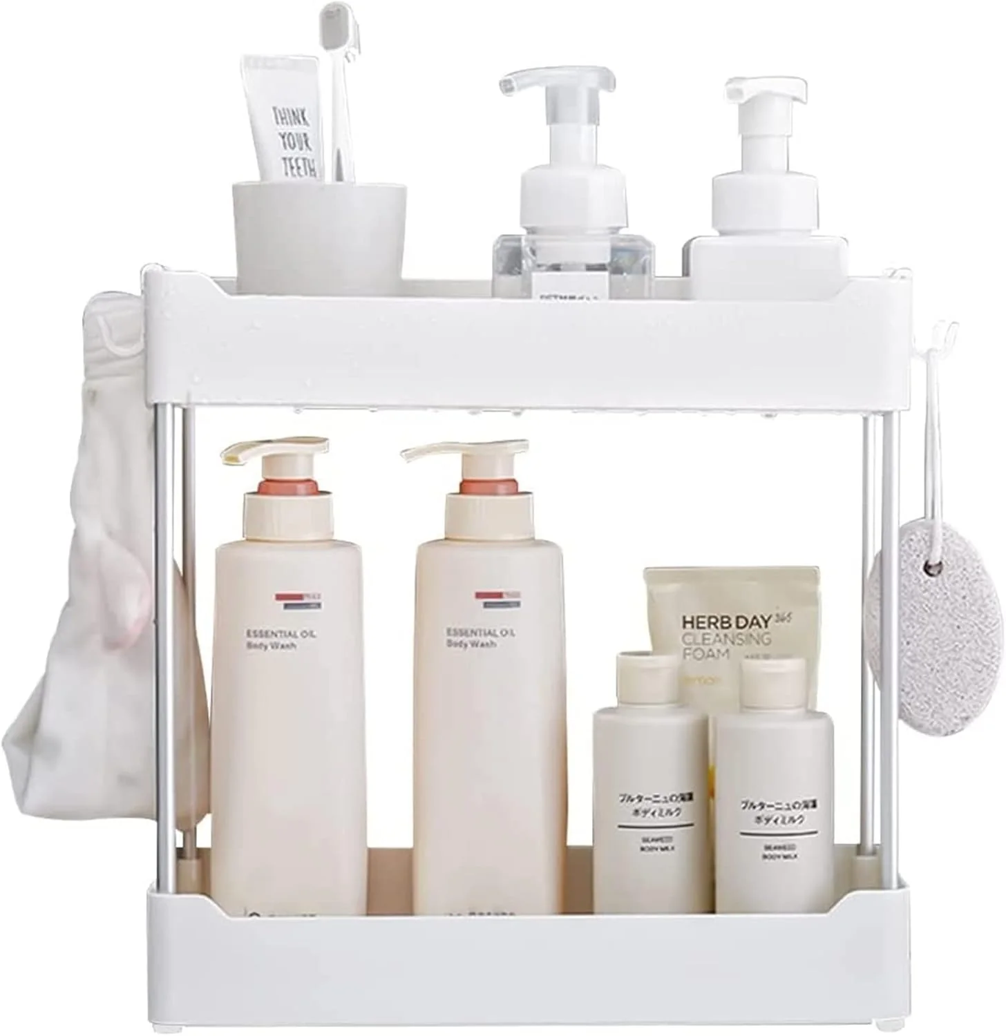 2 Tier Multi Purpose Storage Rack-SA2408-113 - Image 2