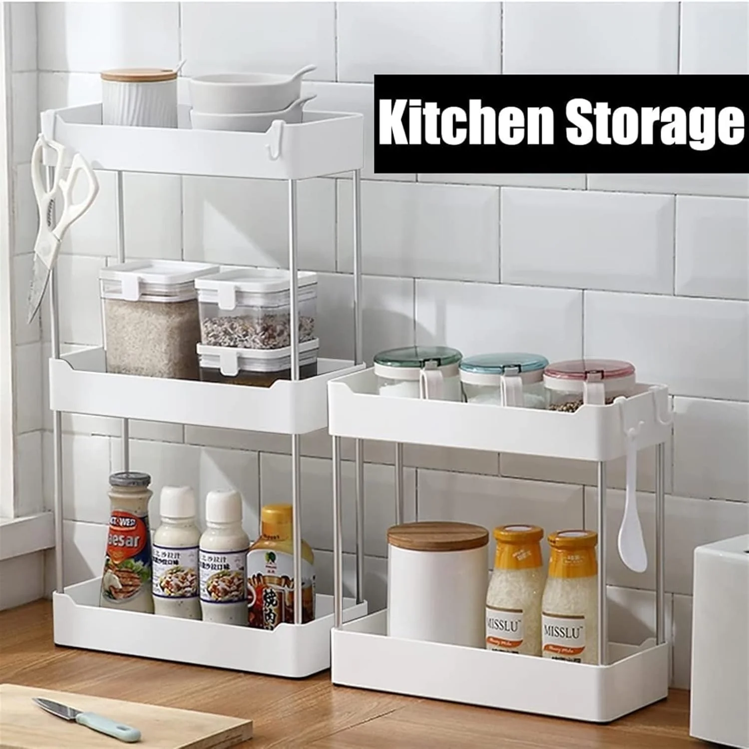 2 Tier Multi Purpose Storage Rack-SA2408-113 - Image 5