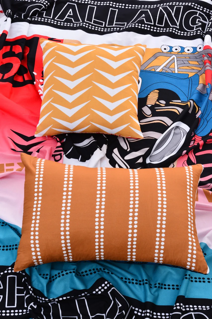 2Pcs Digital Printed Single Bed Sheet- Challanges - Image 2