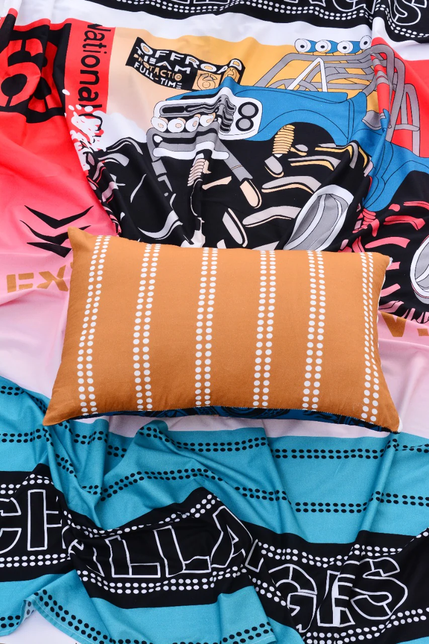 2Pcs Digital Printed Single Bed Sheet- Challanges - Image 3