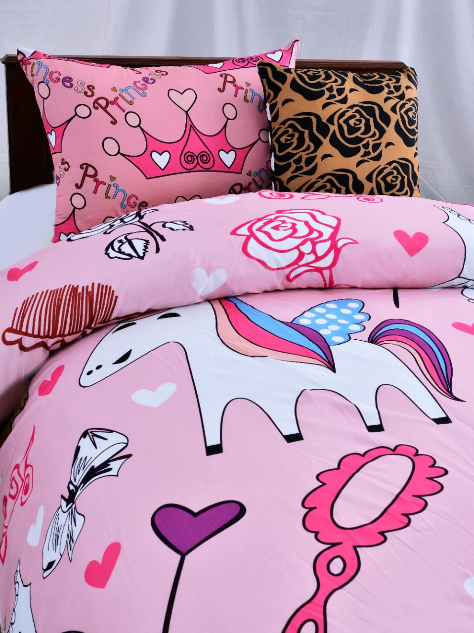2Pcs Digital Printed Single Bed Sheet- Disney World - Image 3
