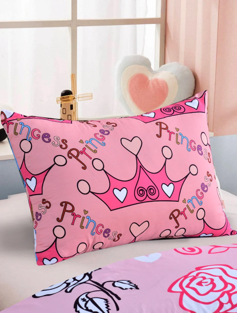 2Pcs Digital Printed Single Bed Sheet- Disney World - Image 4
