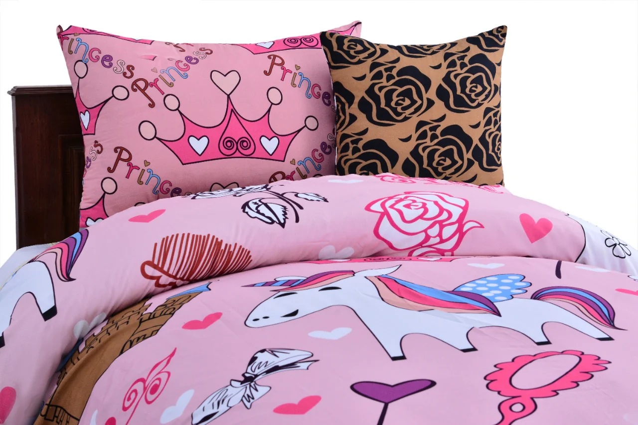 2Pcs Digital Printed Single Bed Sheet- Disney World - Image 5