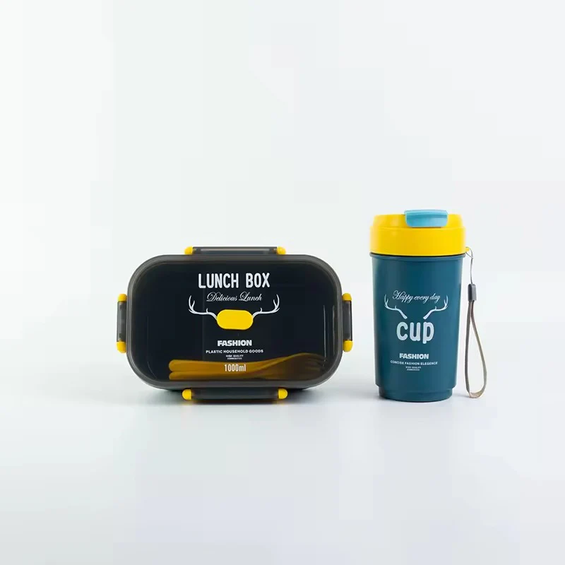 2PCS Lunch Box Set-Mate (5896)Green
