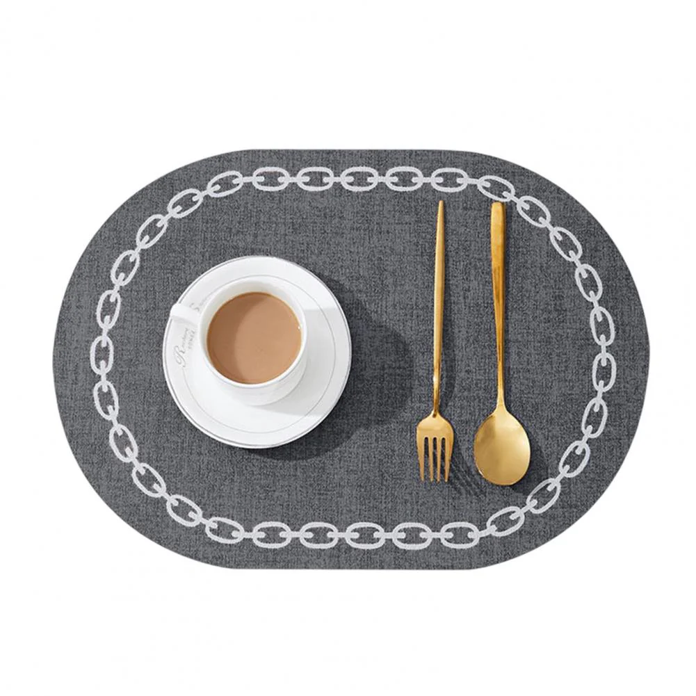 2PCs Oval Shape Leather Placemats(SA2405-258) - Image 10