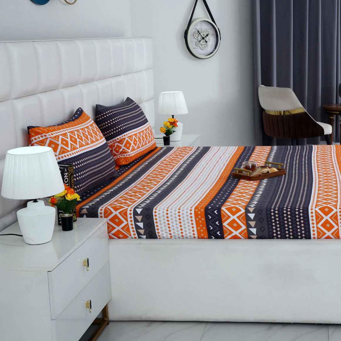 2Pcs Single Bed Sheet-Mexican Style