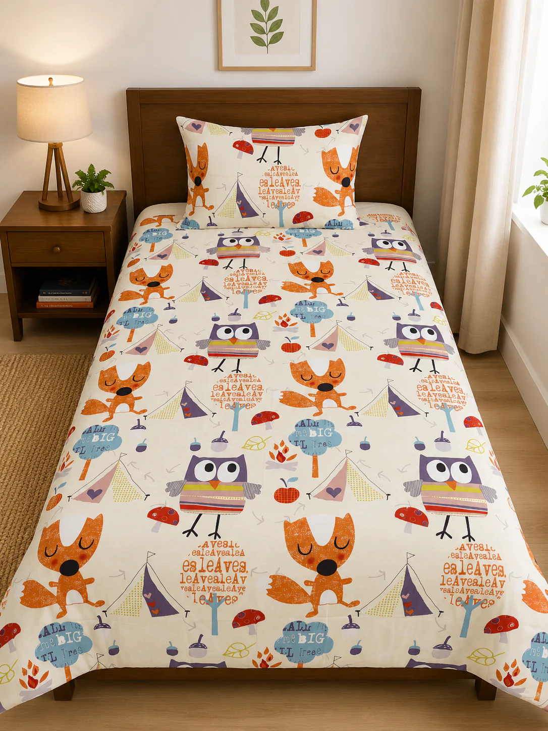 2Pcs Single Bed Sheet- SB-183 - Image 2