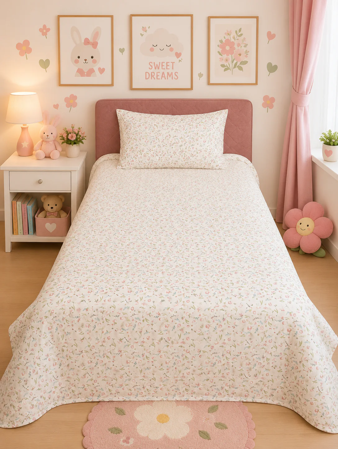 2Pcs Single Bed Sheet- Sb148 - Image 2