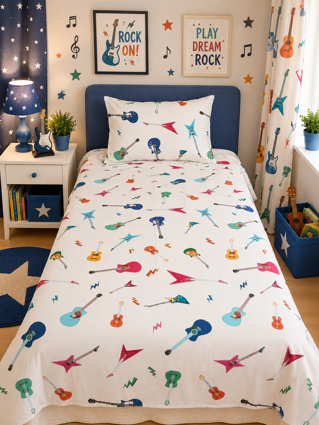 2Pcs Single Bed Sheet- Sb307 - Image 2