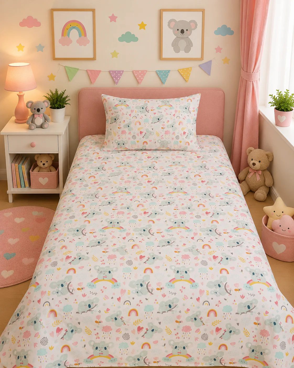 2Pcs Single Bed Sheet- Sb340 - Image 2