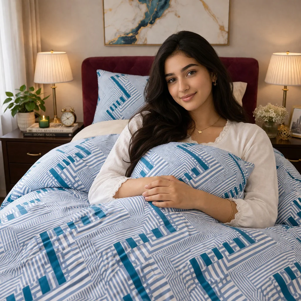 2PCs Single Size Duvet Cover Cube - Image 2