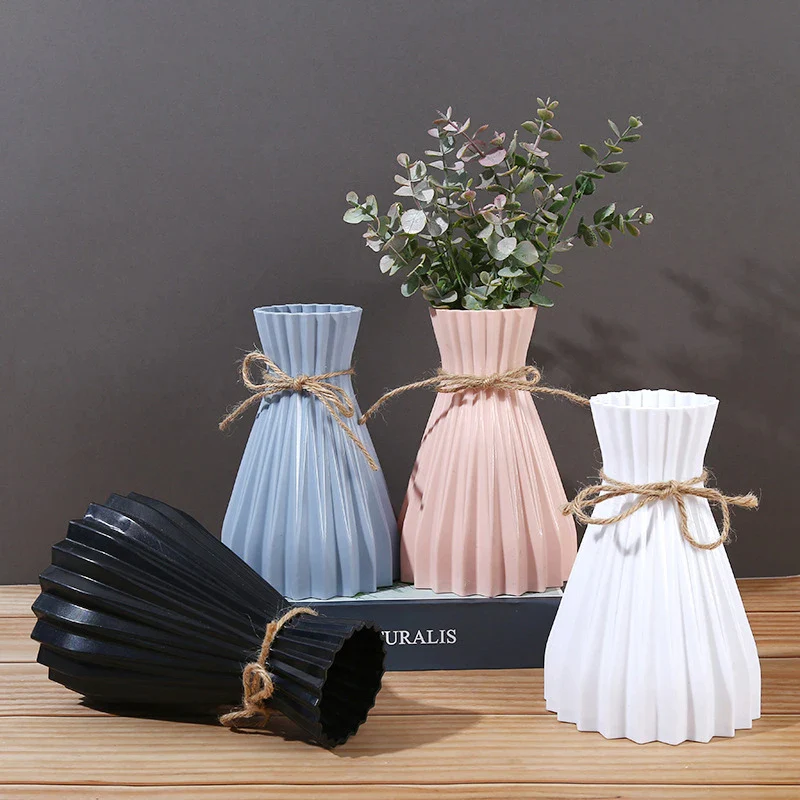 2PCs Striped Tabletop Vase (SA2510-100) - Image 2