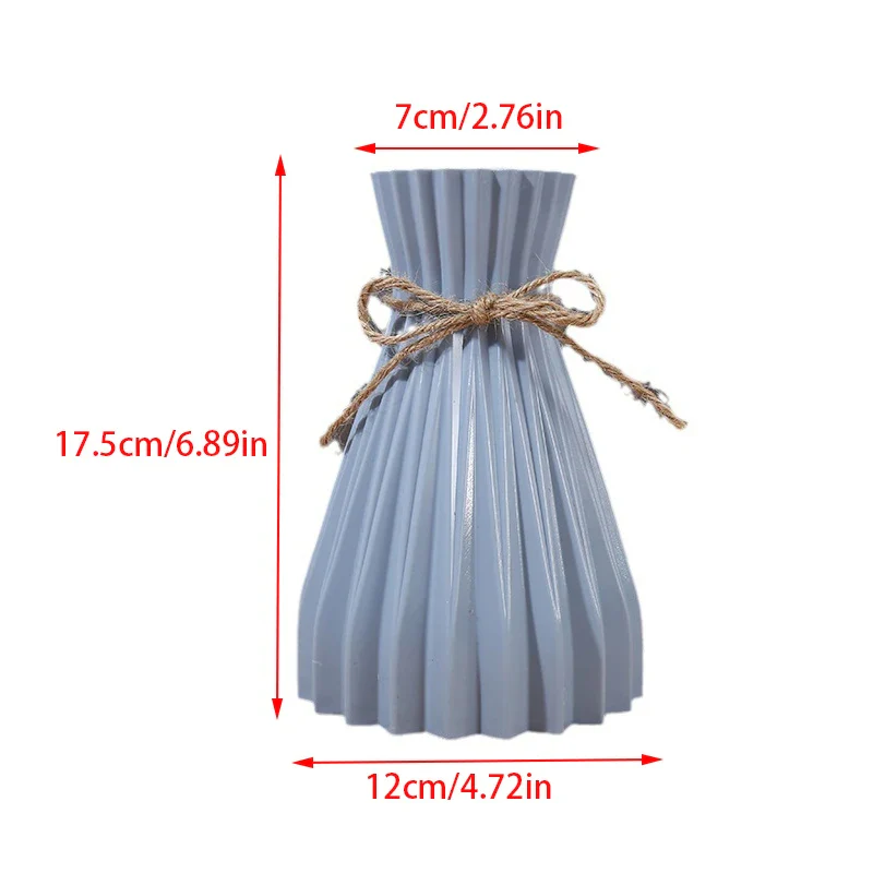 2PCs Striped Tabletop Vase (SA2510-100) - Image 9