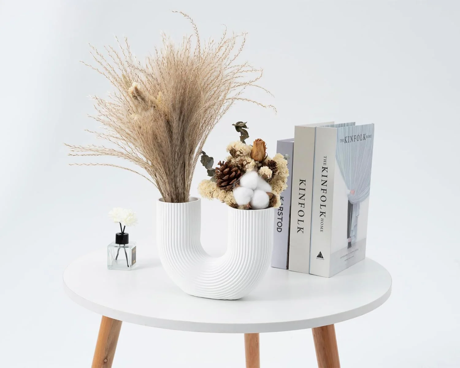 2PCs U-Shaped Boho Style Vase (SA2510-098) - Image 2