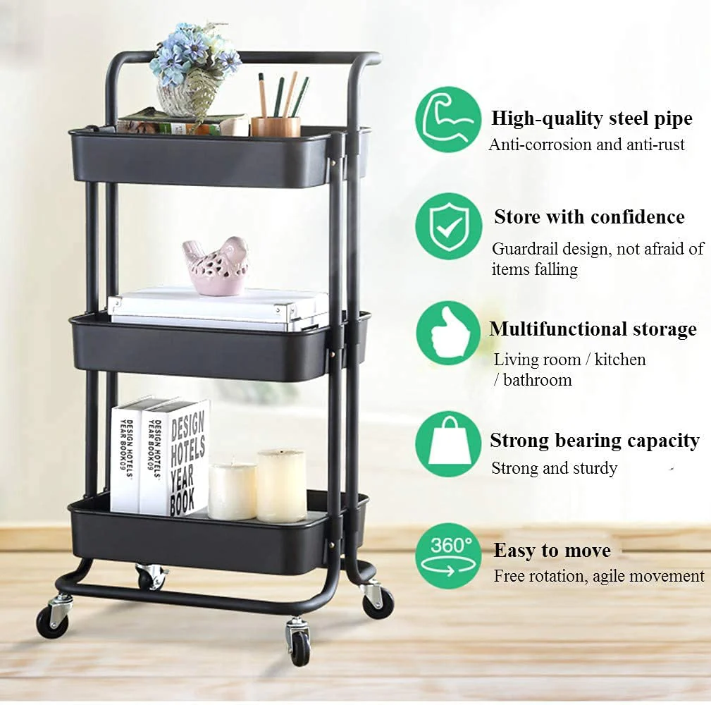 3-Layers Multi-function Trolley Storage Organizer(15262) - Image 10