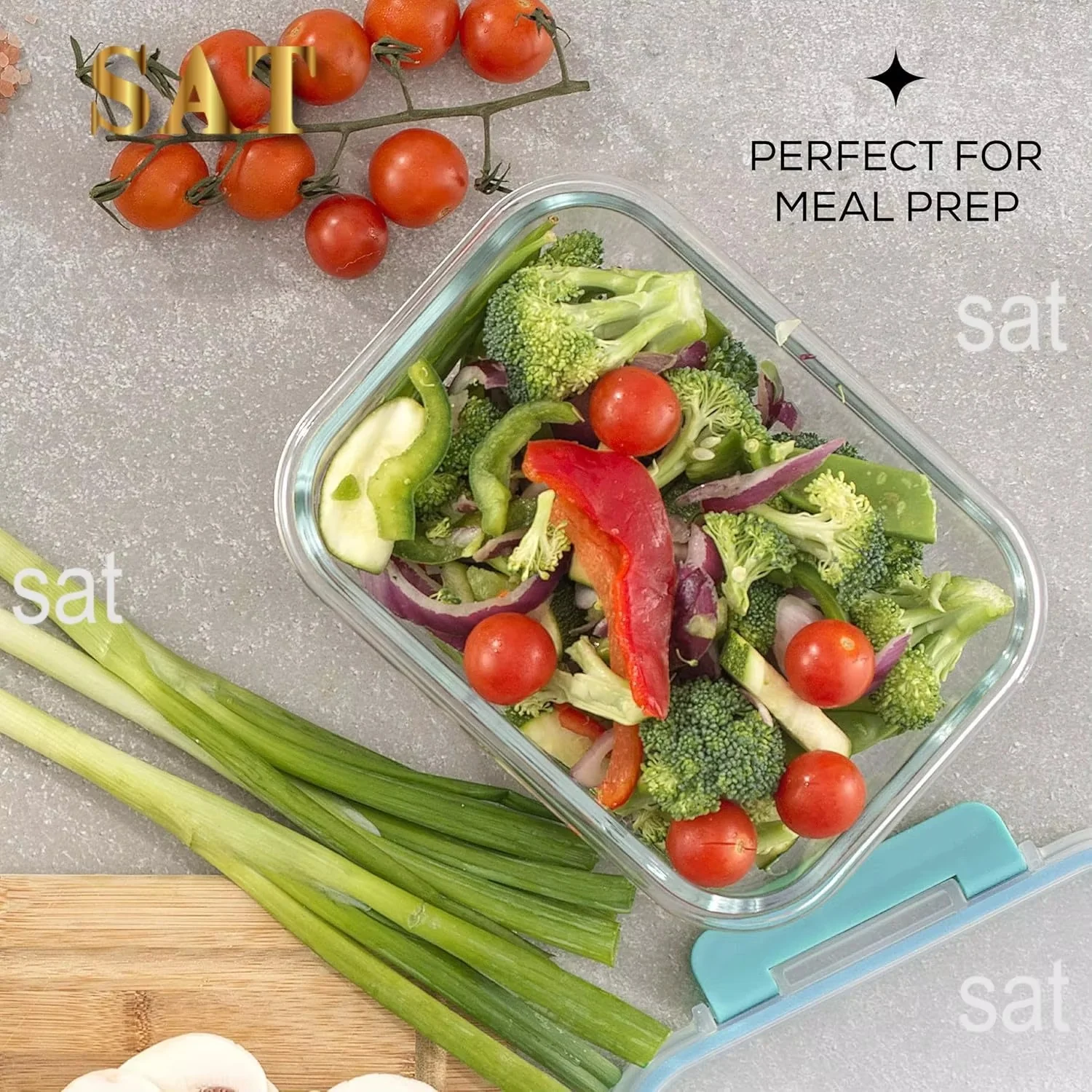 3 Pack Rectangular Food Storage15492 Containers With Lid-SA2408-292 - Image 6