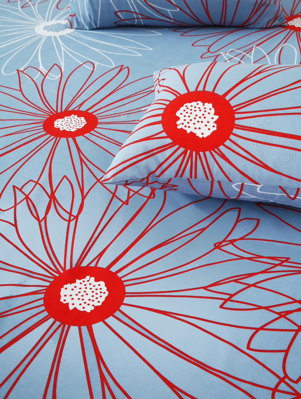 3 PCs Double Bed Sheet-DB-275 - Image 5