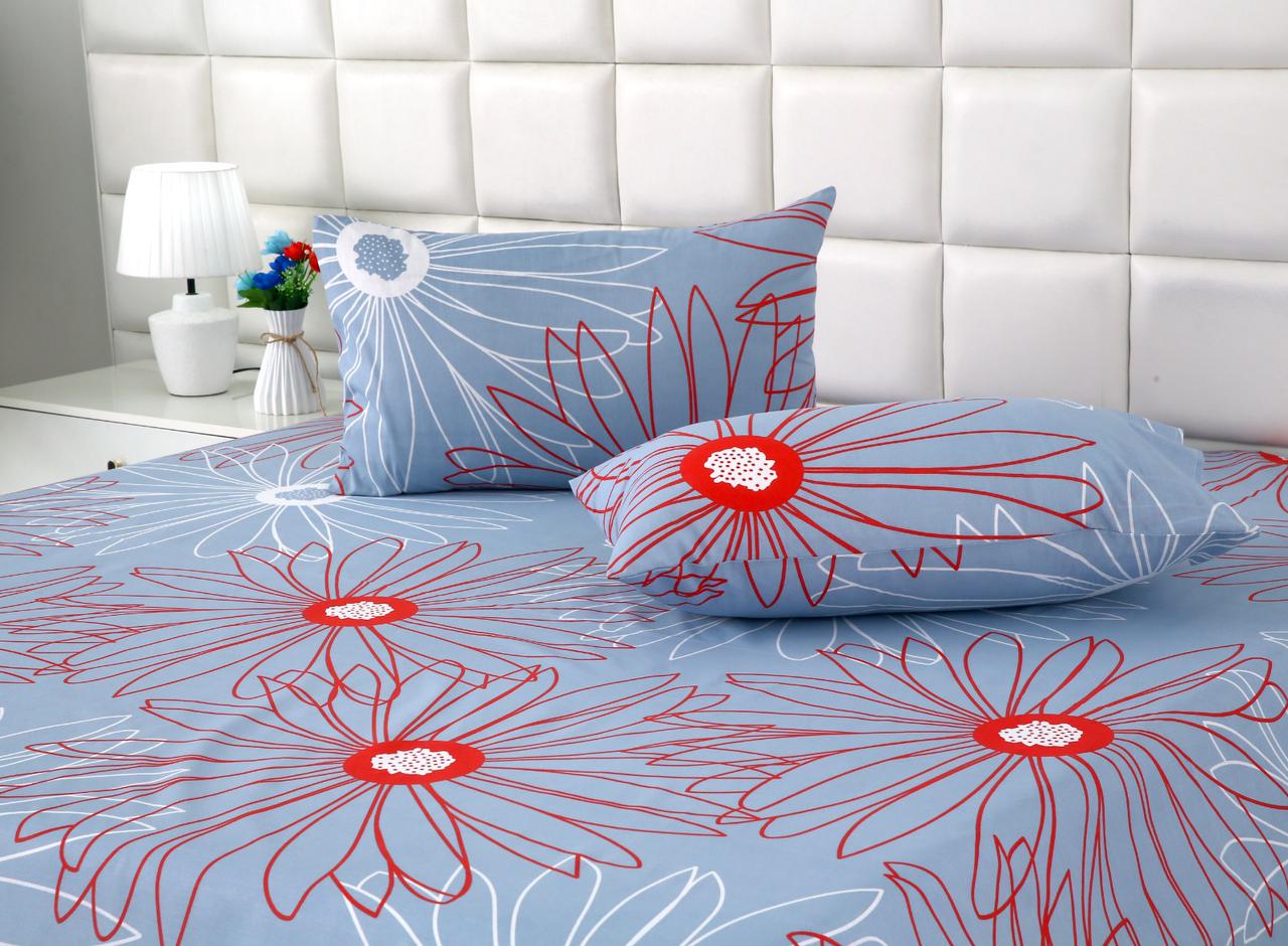 3 PCs Double Bed Sheet-DB-275 - Image 8
