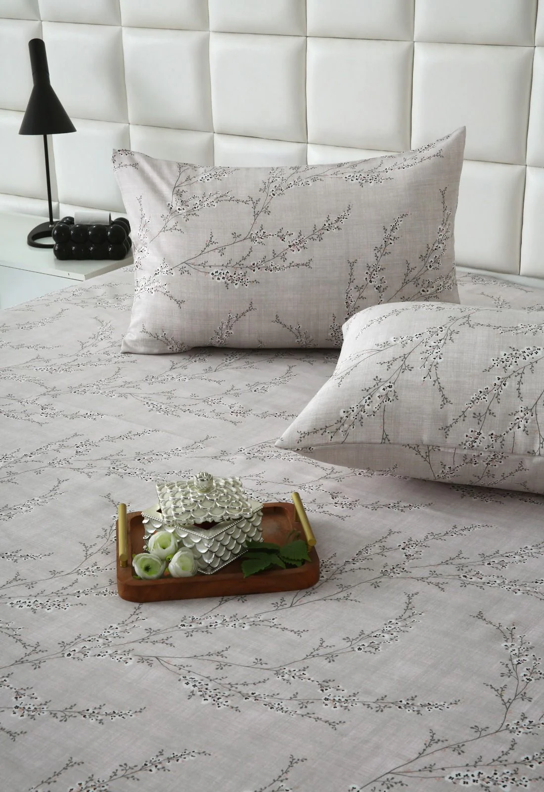 3 PCs Double Bed Sheet- Jaipur Waves - Image 7