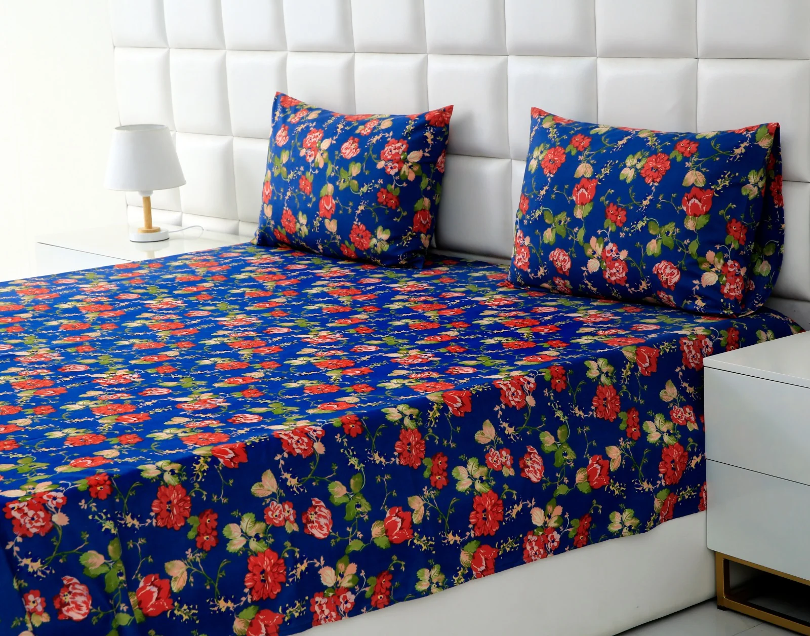3 PCs Double Bed Sheet-Botanic - Image 9