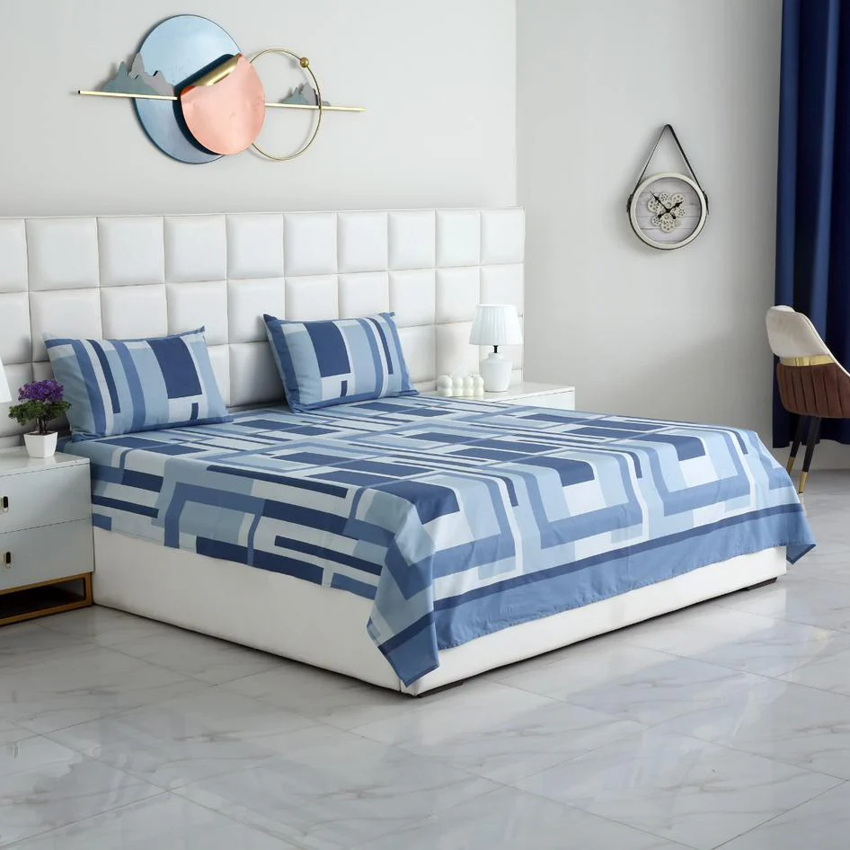 3 PCs Double Bed Sheet-DB-250
