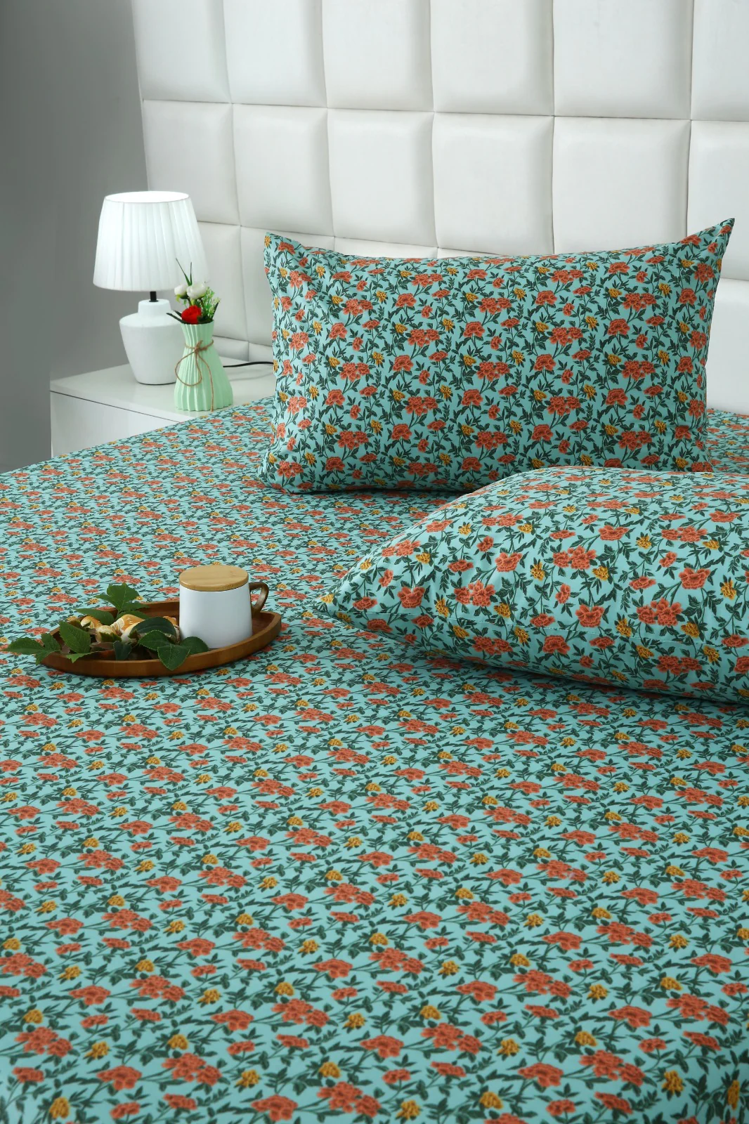 3 PCs Double Bed Sheet With Same Packing- Peach Fuzz - Image 7
