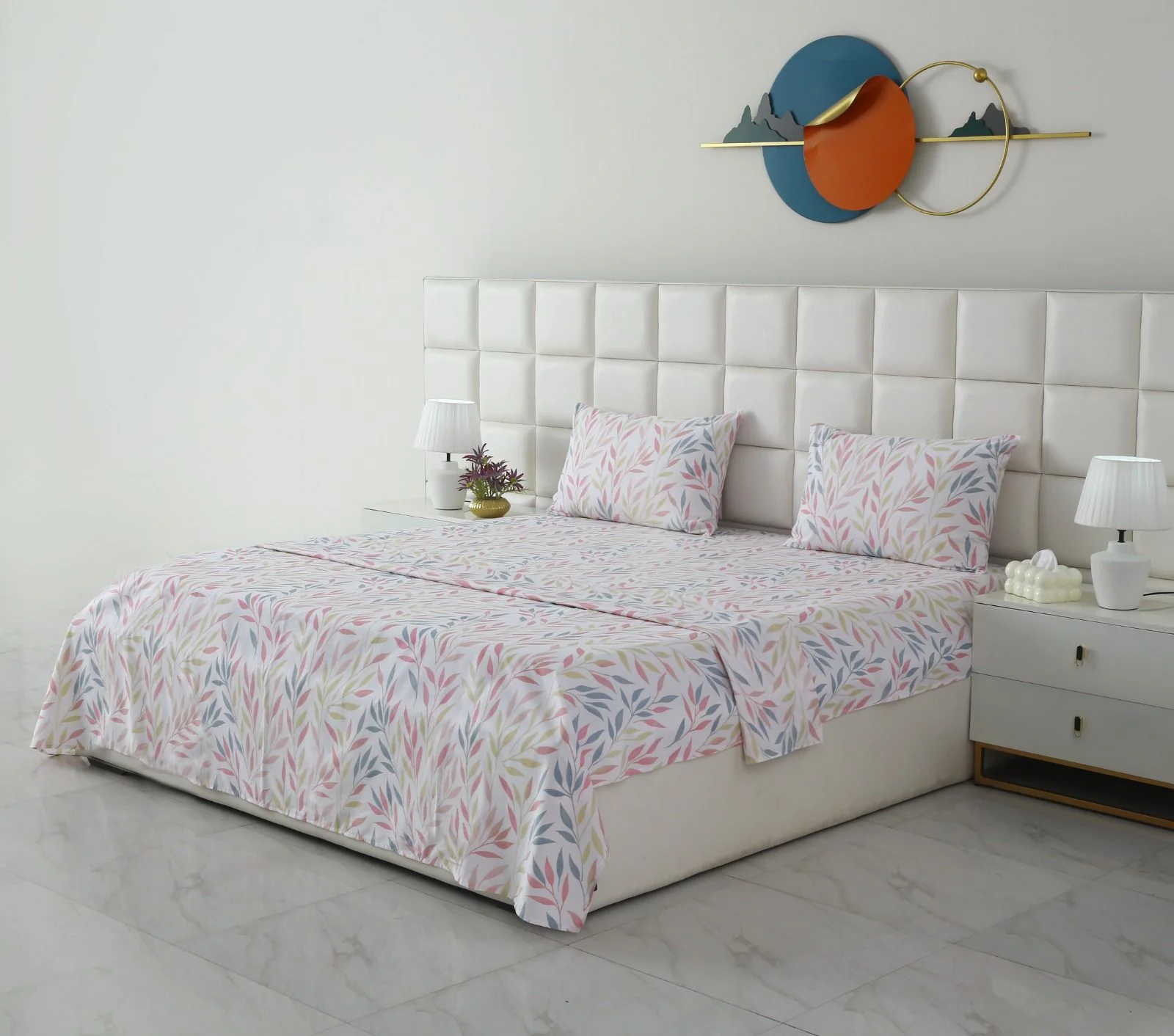 3 PCs Double Bed Sheet With Same Packing- DB284 - Image 4