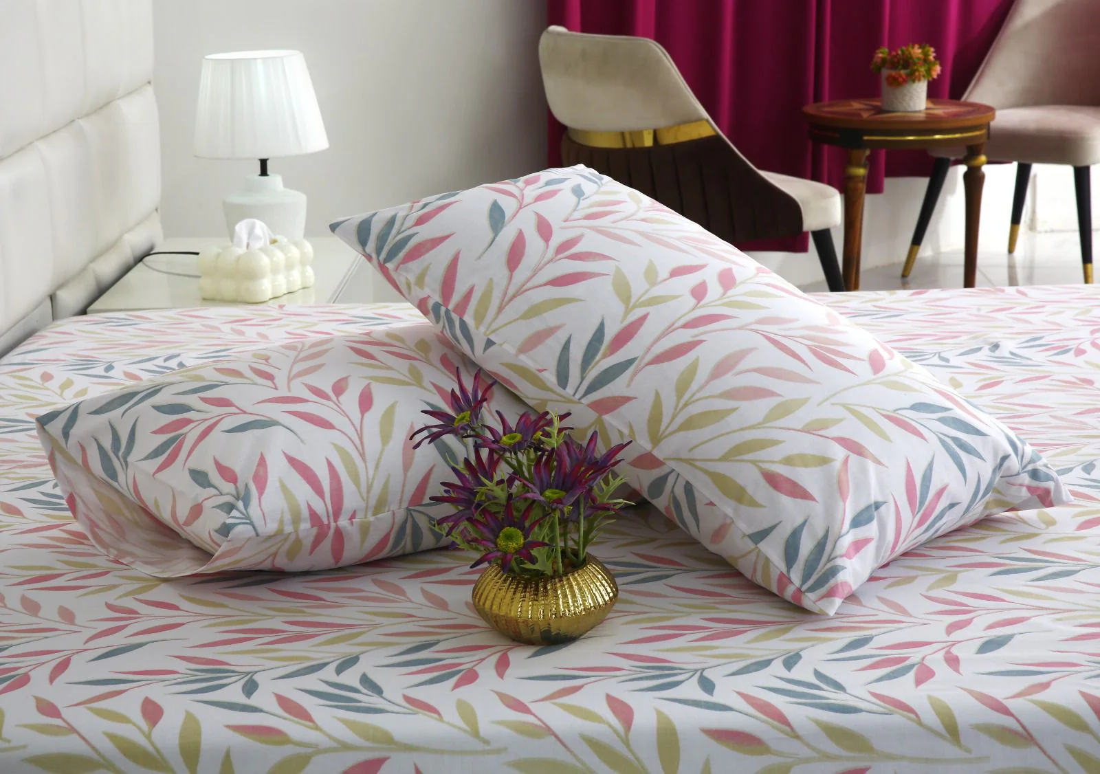 3 PCs Double Bed Sheet With Same Packing- DB284 - Image 5