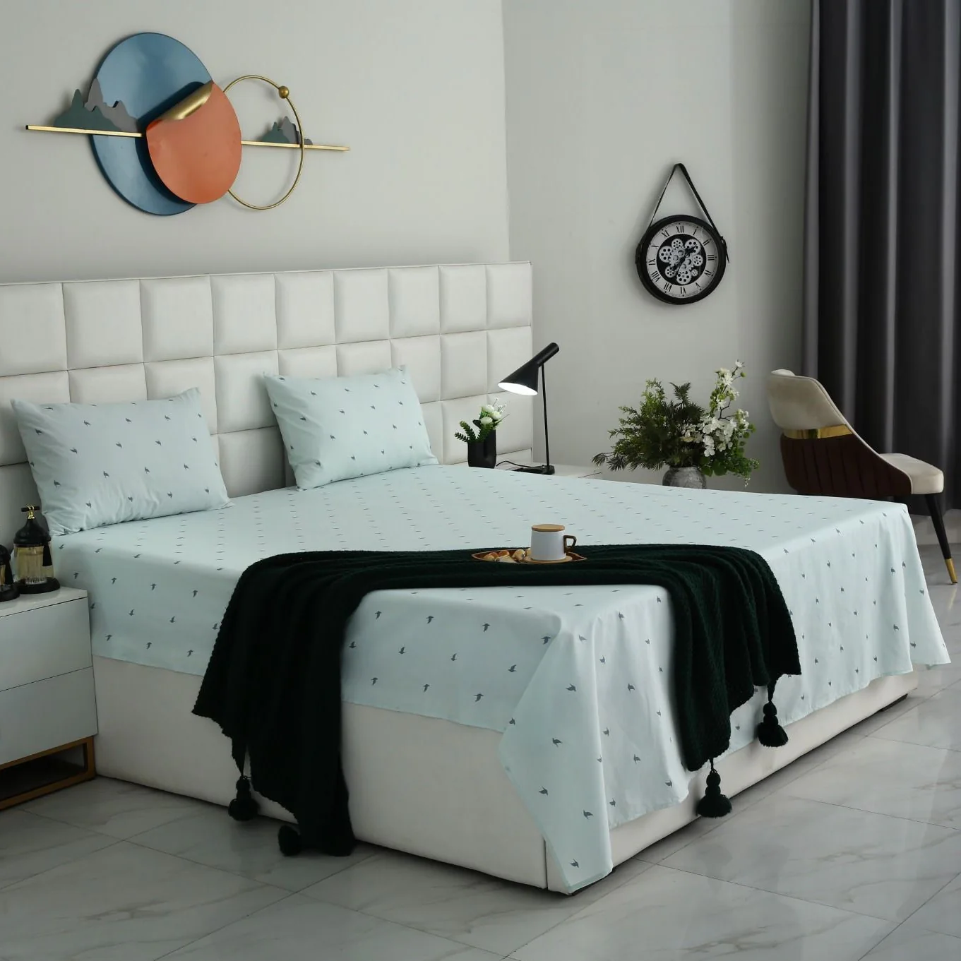 3 PCs Double Bed Sheet With Same Packing-DB-277