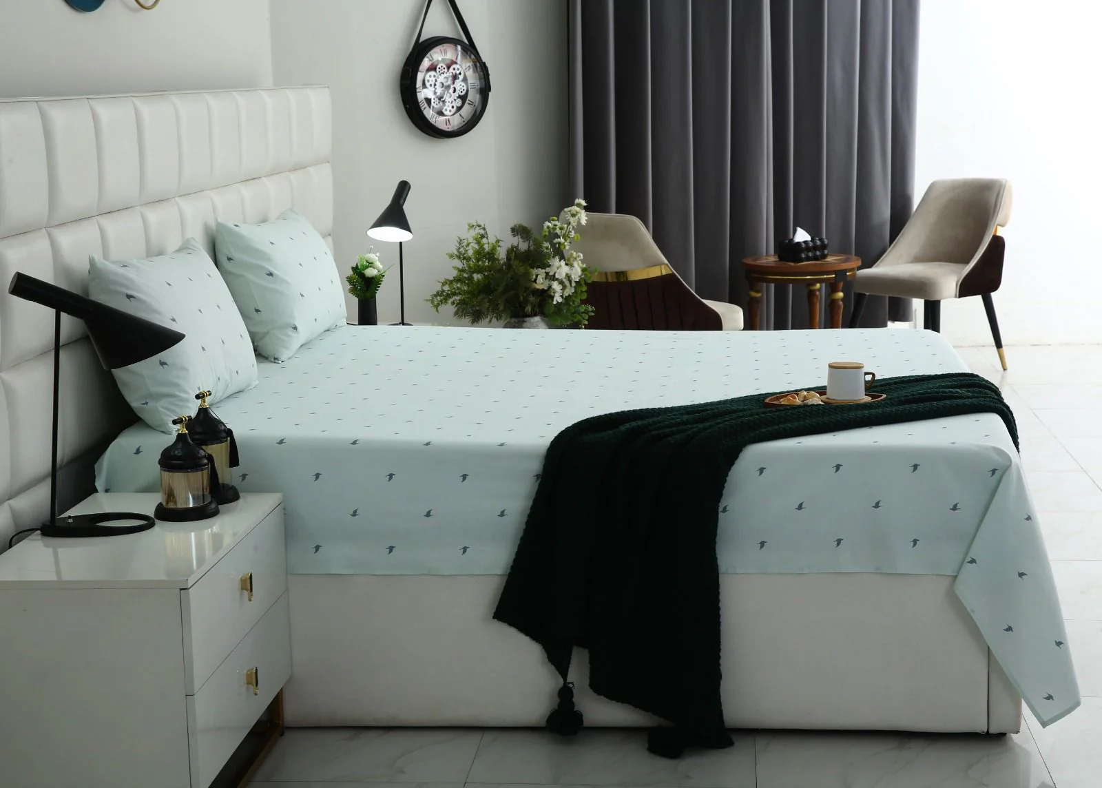 3 PCs Double Bed Sheet With Same Packing-DB-277 - Image 3