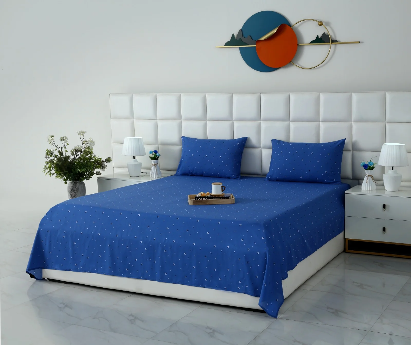 3 PCs Double Bed Sheet With Same Packing-Gossypium - Image 3