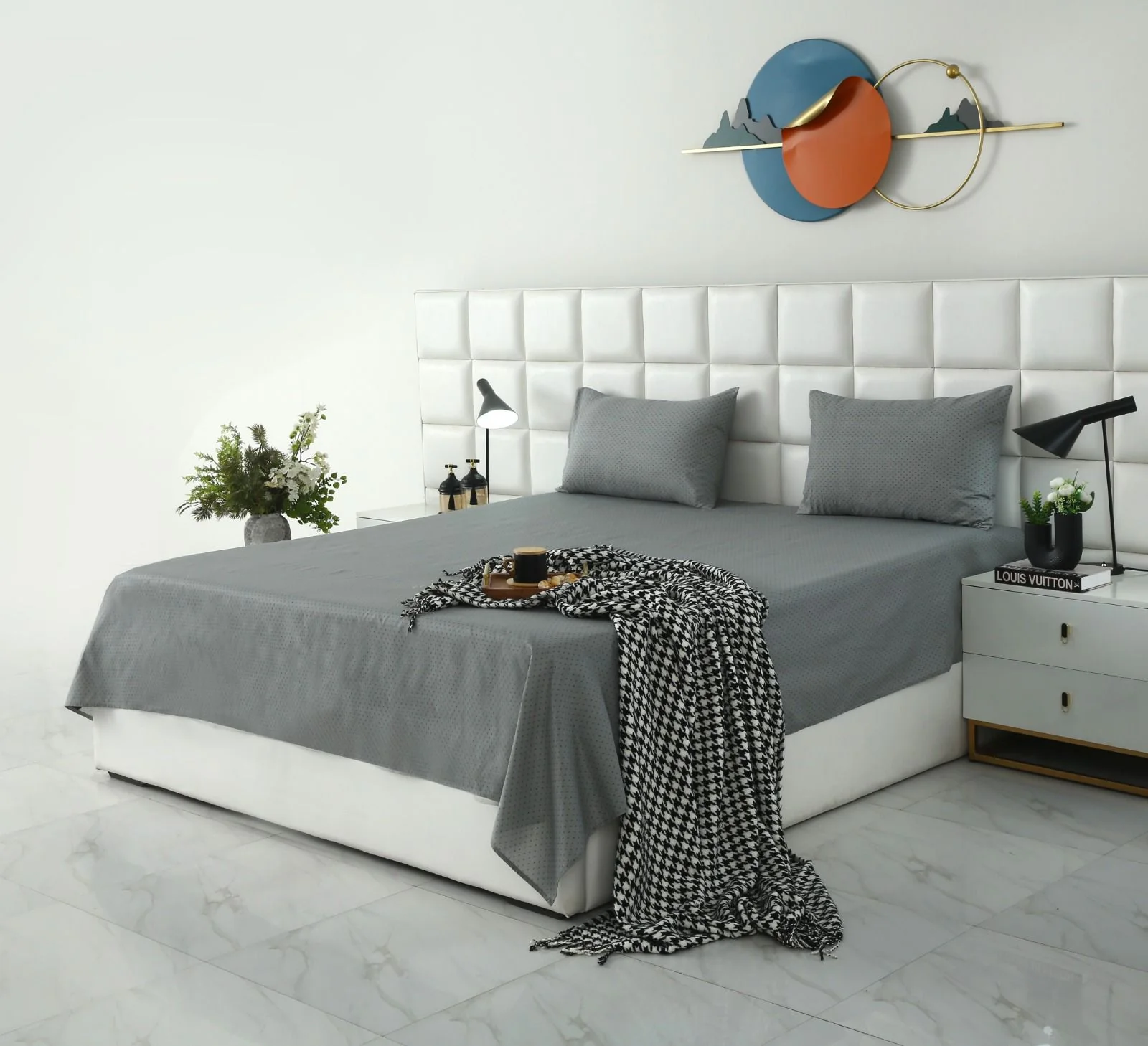3 PCs Double Bed Sheet With Same Packing-DB-280 - Image 3