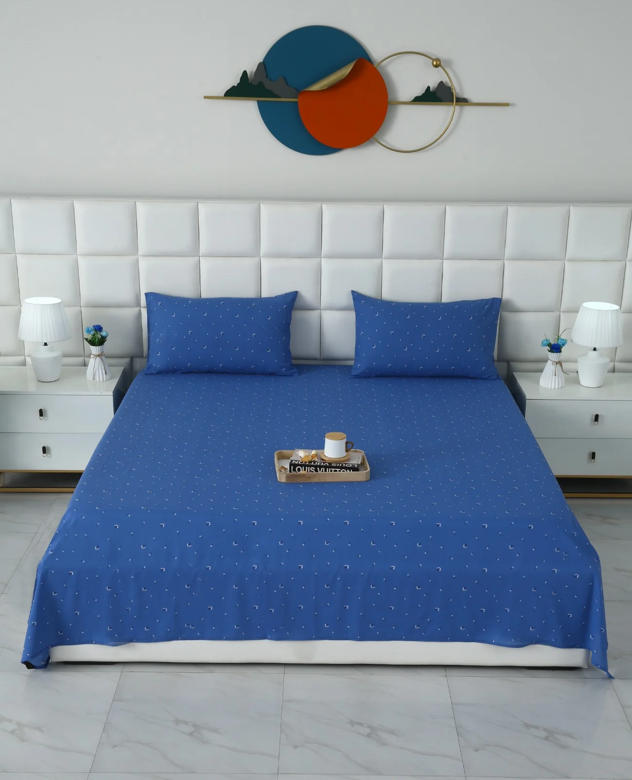 3 PCs Double Bed Sheet With Same Packing-Gossypium - Image 4