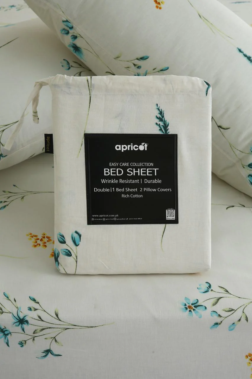3 PCs Double Bed Sheet With Same Packing-DB-279 - Image 2