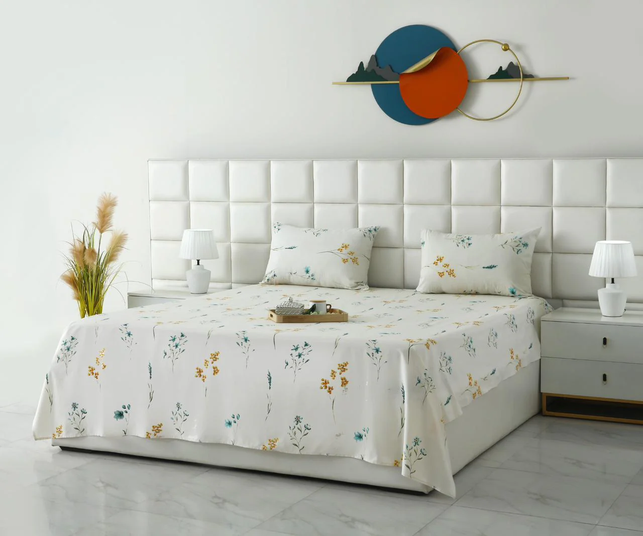 3 PCs Double Bed Sheet With Same Packing-DB-279 - Image 4