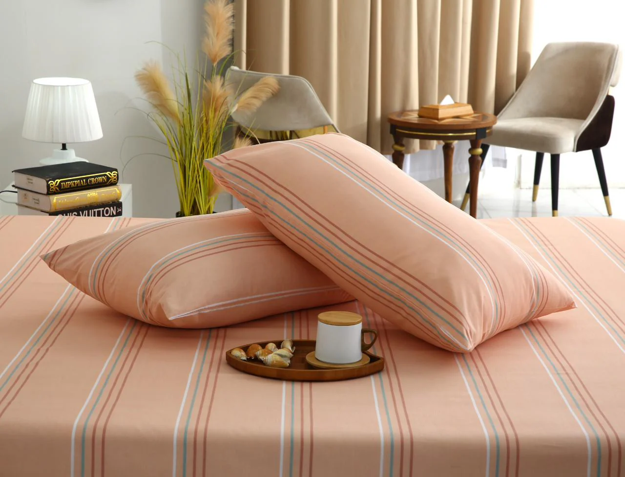 3 PCs Double Bed Sheet With Same Packing-DB-278 - Image 5