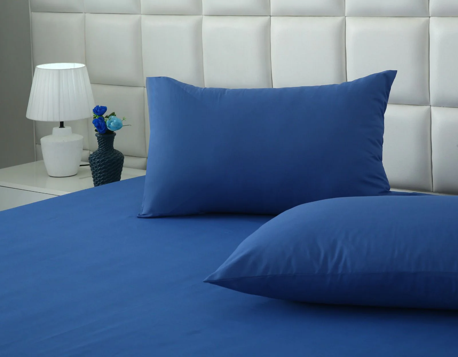3 PCs Double Bed Sheet With Same Packing- Aqua - Image 5