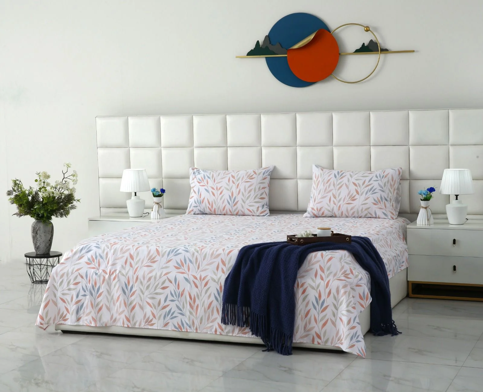 3 PCs Double Bed Sheet With Same Packing- DB286 - Image 4