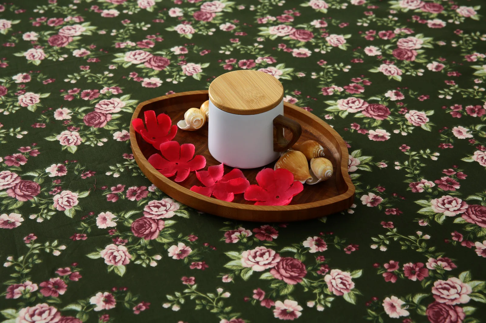 3 PCs Double Bed Sheet With Same Packing- Copen Flora - Image 9