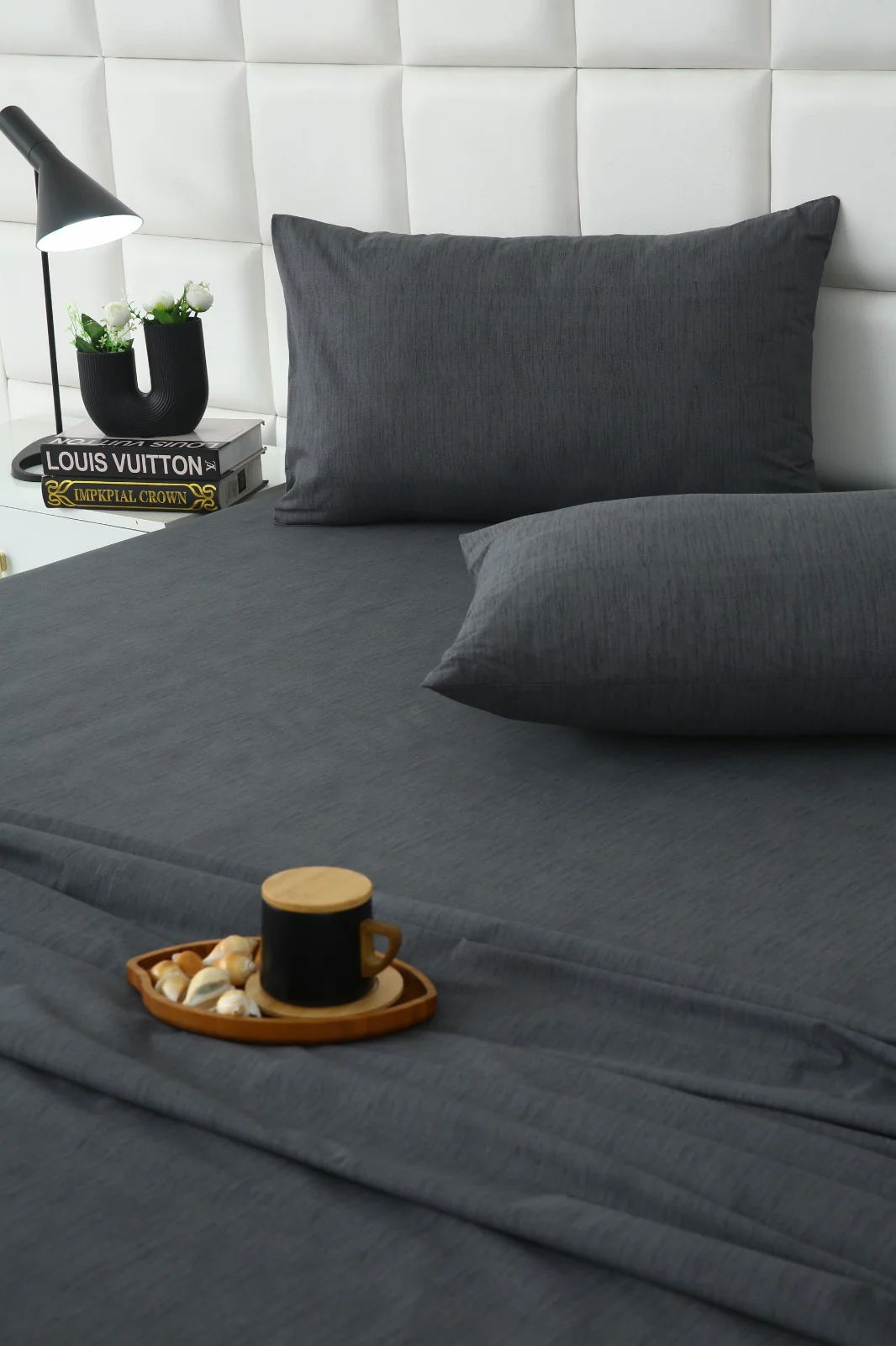 3 PCs Double Bed Sheet With Same Packing- Moss Whisper - Image 8