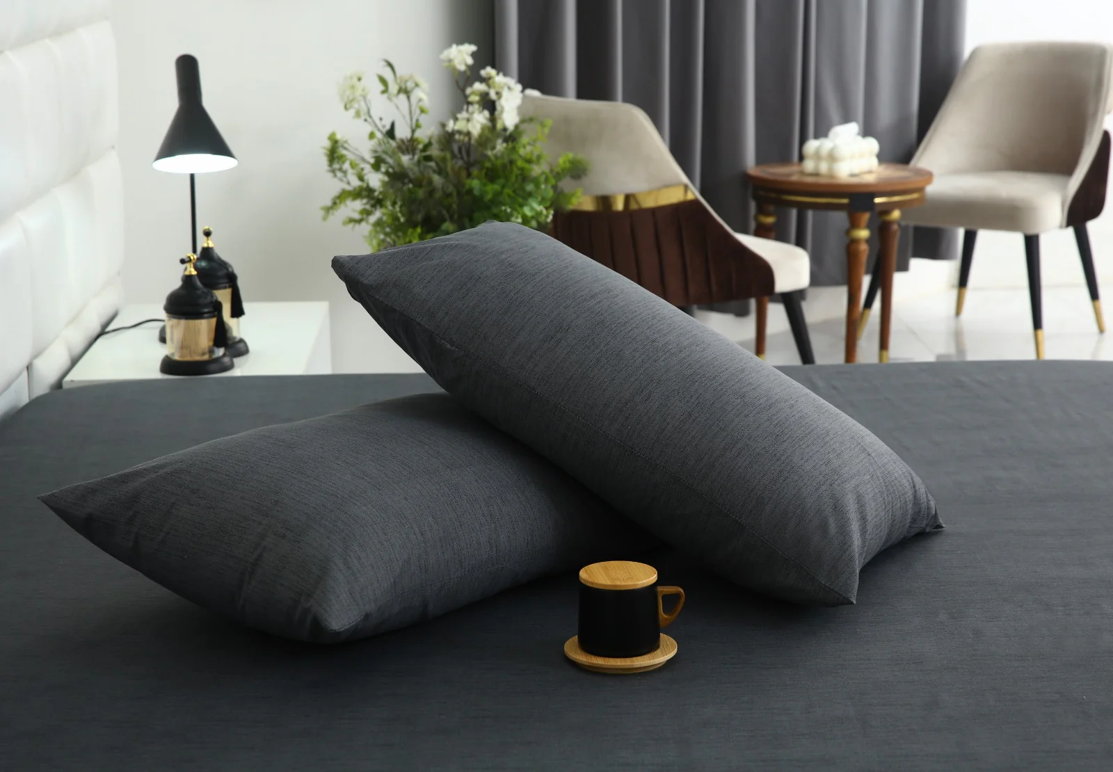 3 PCs Double Bed Sheet With Same Packing- Moss Whisper - Image 9