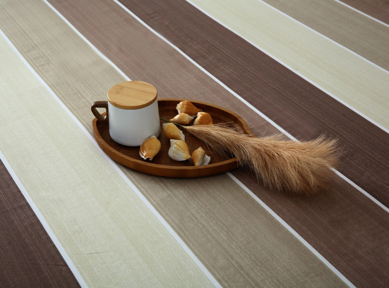 3 PCs Double Bed Sheet With Same Packing- Nordic Brown - Image 6