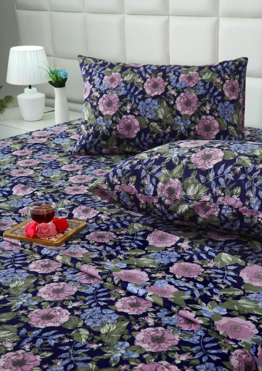 3 PCs Double Bed Sheet With Same Packing- Sensation - Image 6