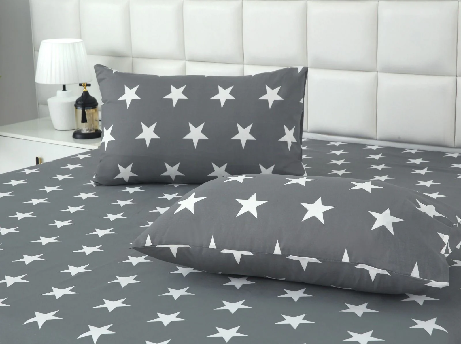 3 PCs Double Bed Sheet With Same Packing- Stars - Image 8