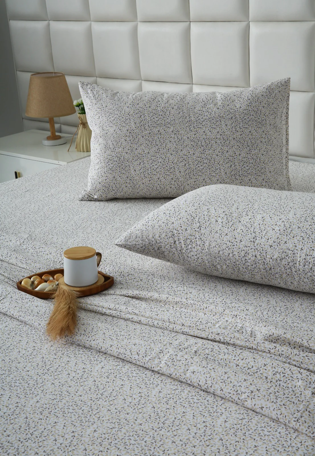 3 PCs Double Bed Sheet With Same Packing- Tiny Floret - Image 6