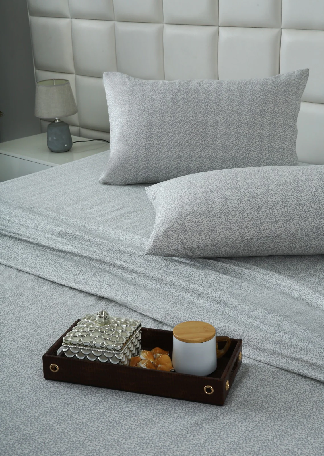 3 PCs Double Bed Sheet With Same Packing- Twilight Buds - Image 7
